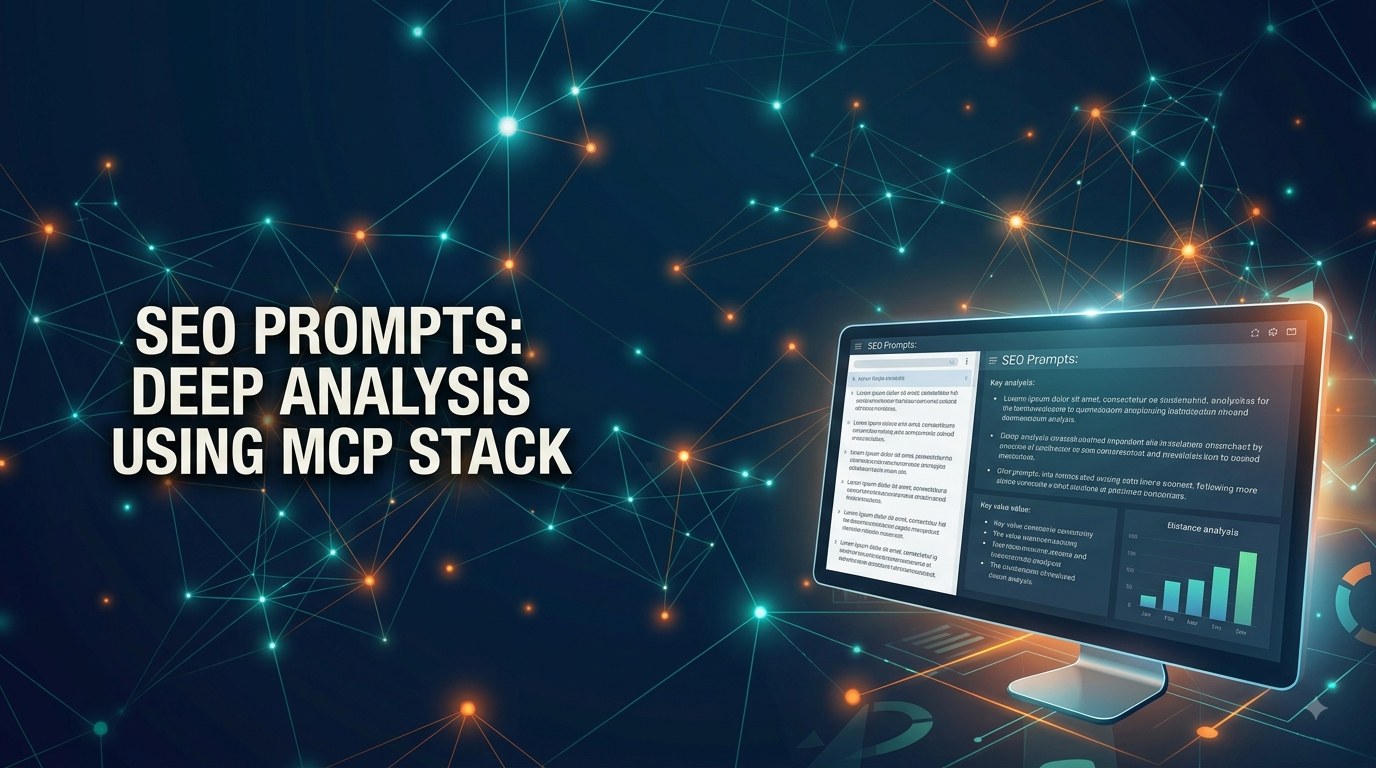 Powerful SEO prompts using your MCP stack: ready-to-use prompts for deep analysis